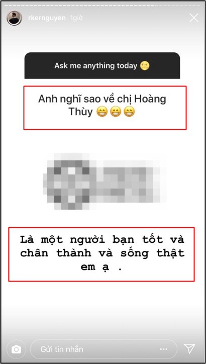 Rocker Nguyễn lên tiếng khẳng định Hoàng Thùy chỉ là 
