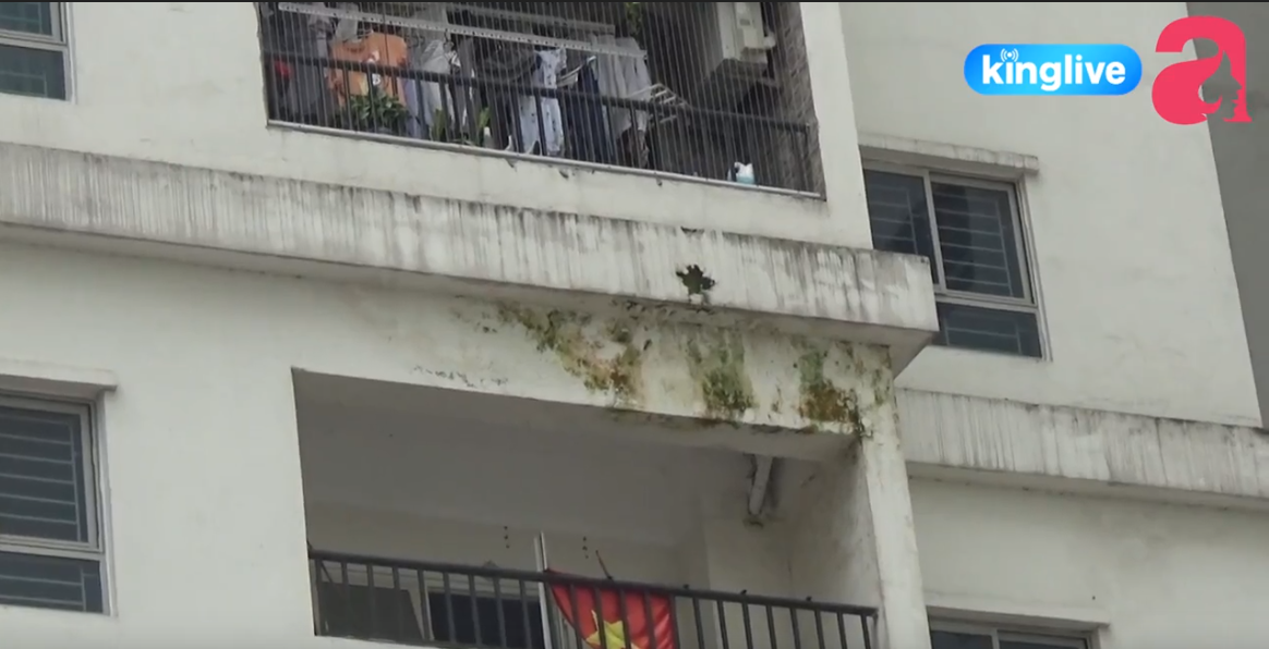 Dù được xây dựng cách đây khoảng 3 - 5 năm nhưng tòa nhà này đã xuống cấp trầm trọng