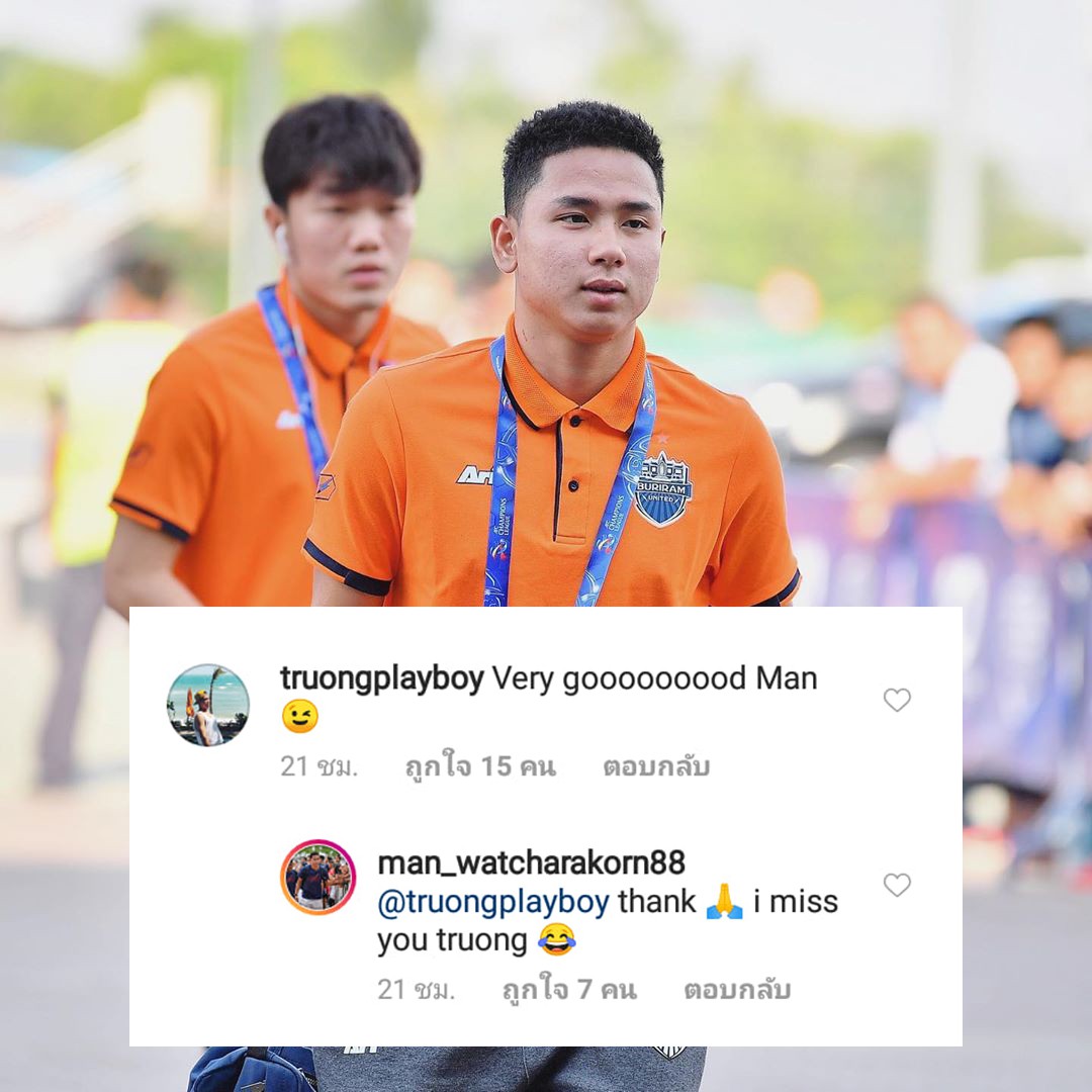 Đồng đội Buriram bày tỏ nỗi nhớ với Xuân Trường.