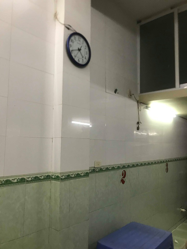 Chiếc quạt đã được chủ quán tháo bỏ.