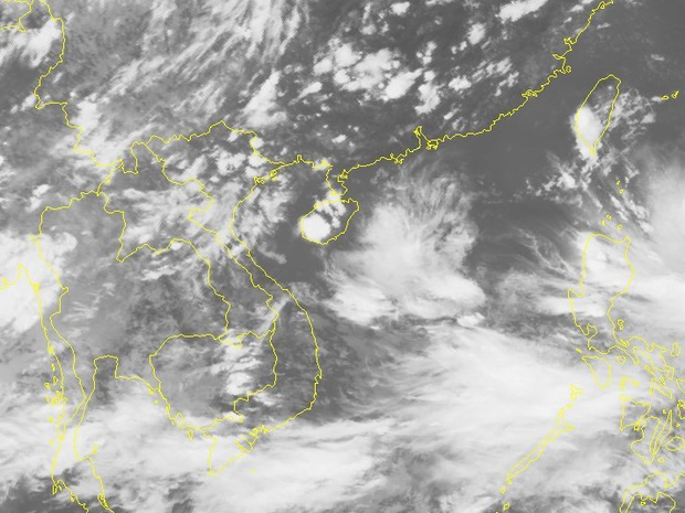 Vùng áp thấp mới trên biển Đông