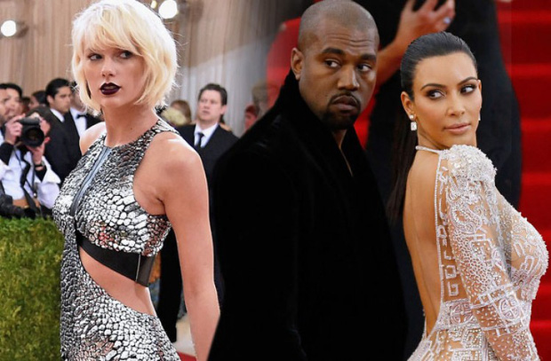 Vợ chồng Kanye West là kẻ thù lớn nhất của Taylor Swift