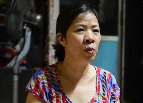 Bà Quy chia sẻ với báo chí về sự việc.