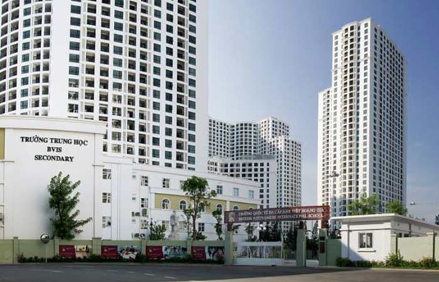 Trường quốc tế đa cấp Anh Việt Hoàng Gia, một trong 11 trường quốc tế theo Sở công bố.