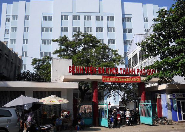 Trung tâm y tế TP Quy Nhơn, nơi xảy ra sự việc.