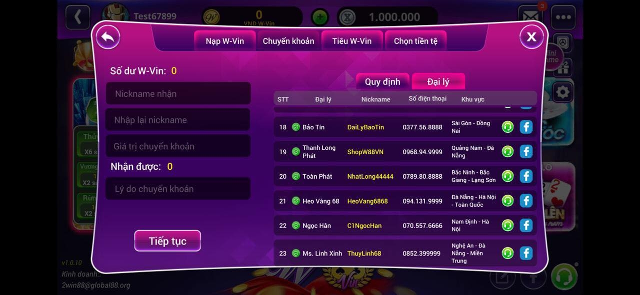 Thông tin về các đại lý được công khai như thể đây là hoạt động hợp pháp