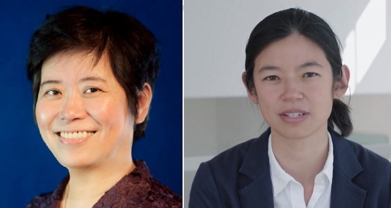 Vắc-xin là thành quả của tiến sĩ Wang (bên trái) cùng con gái mình là Mei Mei Hu.