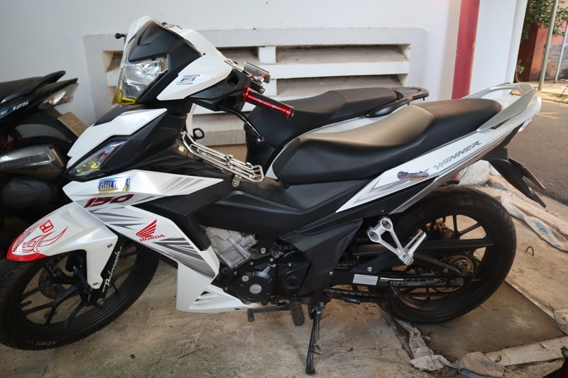 Chiếc xe máy của Y. bị Chiêu mang bán được công an thu hồi lại