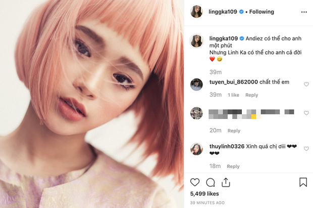 Linh Ka muốn cả đời vì ai thế này?