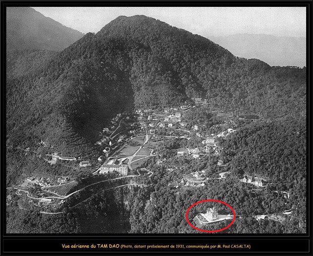 Tòa tháp Dinh Toàn quyền Pháp năm 1931.