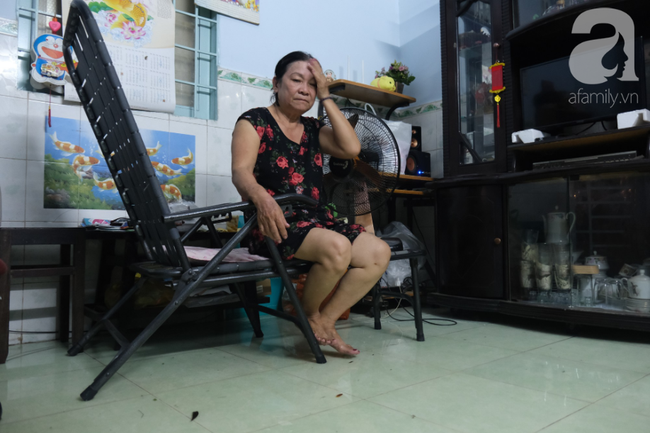 Bà Liễu bất ngờ khi lần đầu tiên nước ngập vào nhà mình.