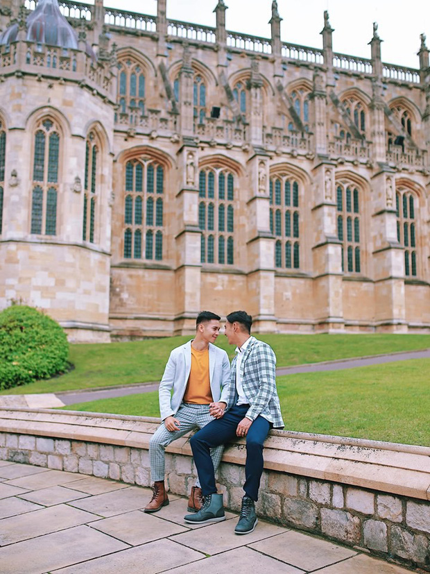 Những khoảnh khắc hạnh phúc của Hồ Vĩnh Khoa và bạn đời tại London.