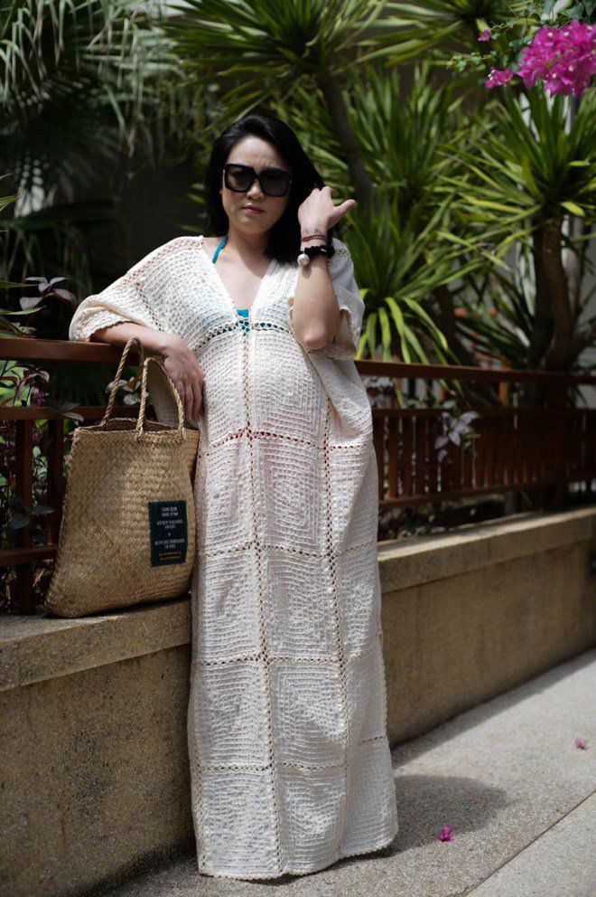 Mẹ chồng ca nương Kiều Anh đang mang thai tháng thứ 6 và có sức khỏe tốt.