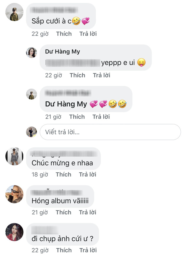 Liên hệ với Hàng My, cô nàng xác nhận sau Tết sẽ lên xe hoa.