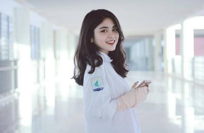 Bức ảnh gây thương nhớ của Hải Yến đồng thời khiến cho cô bạn có biệt danh 