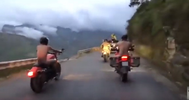 Đoàn xe của Hiếu Orion và các bạn trên đường đến Panorama