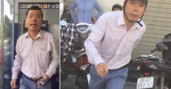 Hình ảnh người đàn ông chửi, hành hung phụ nữ được lan truyền trên mạng xã hội