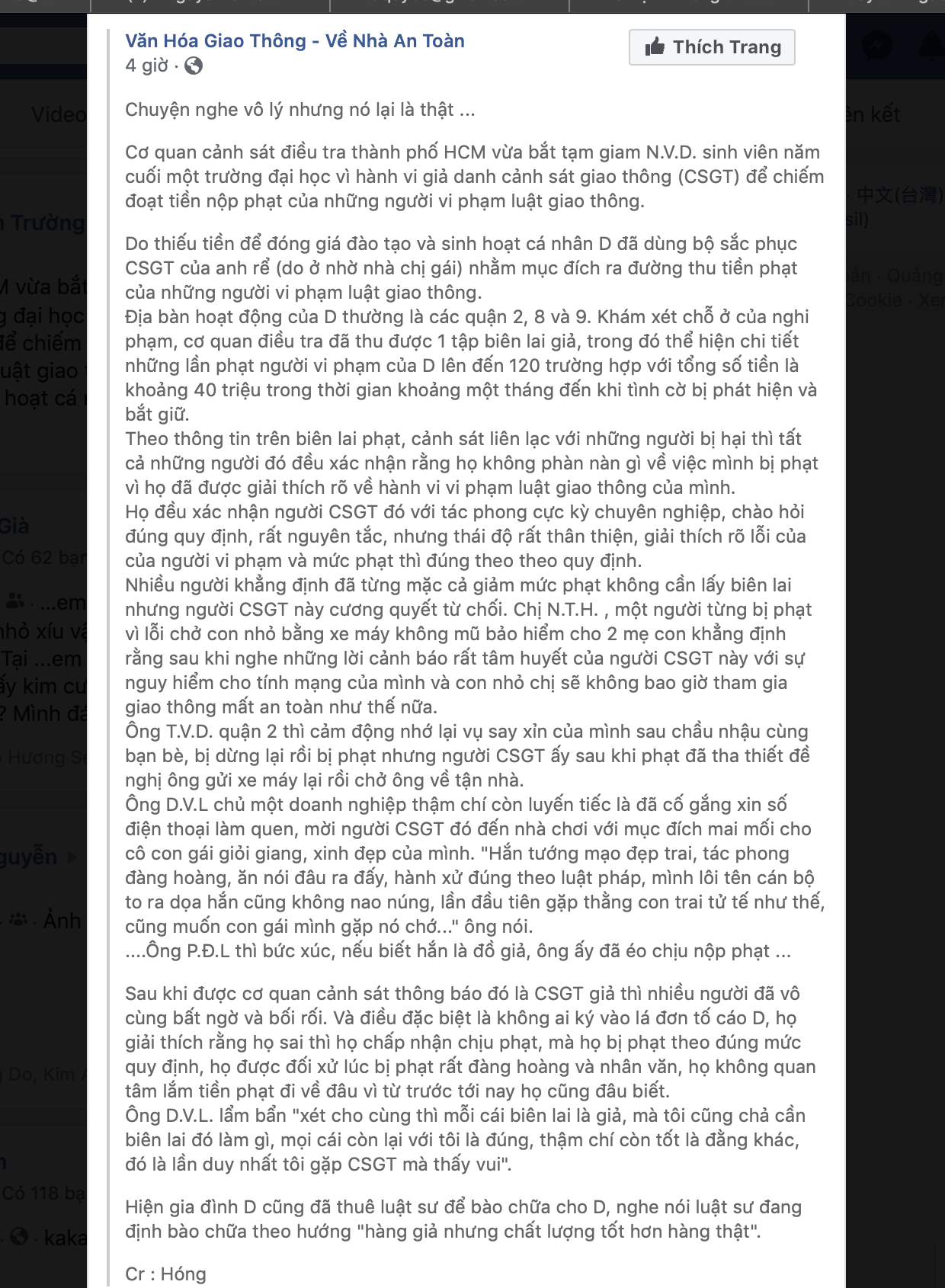 Nội dung bài viết bịa đặt được chia sẻ khắp mạng xã hội.