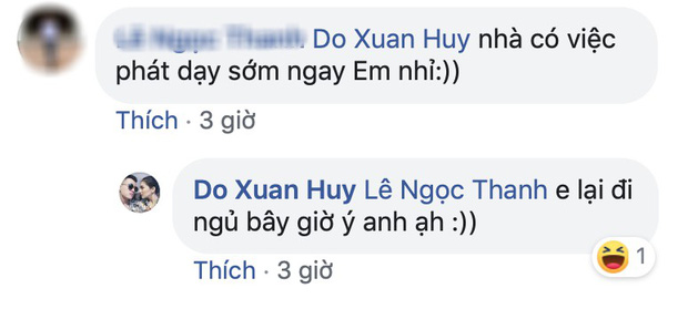 Comment đầy ẩn ý sáng nay của Huy DX và bạn.