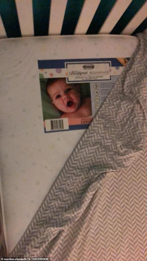 Hoá ra thứ khiến cô Maritza cả đêm mất ngủ vì sợ chỉ là miếng bìa hình một đứa trẻ trên tấm đệm mới mua