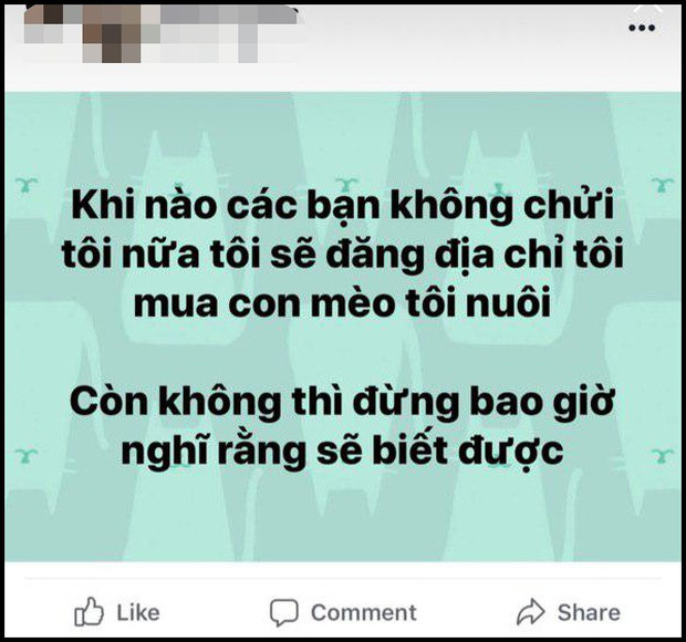 Đăng status kích war để dân mạng chửi bới.