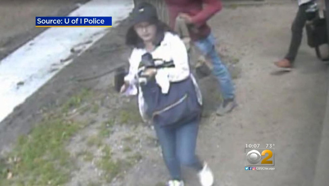 Hình ảnh cuối cùng của Chương Oánh Dĩnh trước khi mất tích.