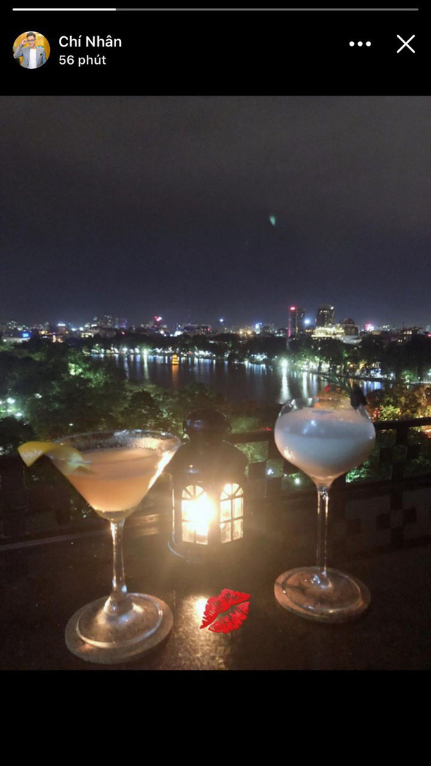 Bức ảnh lãng mạn được Chí Nhân chia sẻ làm rộ lên nghi vấn anh đang hẹn hò với ai đó.