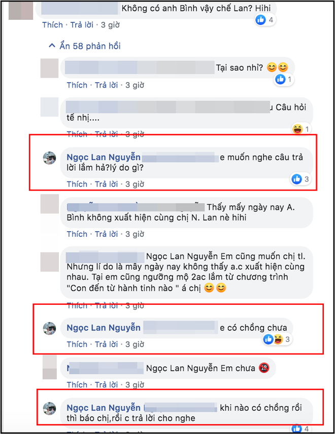 Nữ diễn viên gay gắt đáp trả mọi thắc mắc về lý do không xuất hiện chung với Thanh Bình thời gian gần đây.