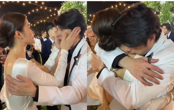 Noo Phước Thịnh rơi nước mắt chúc phúc cho bạn thân.