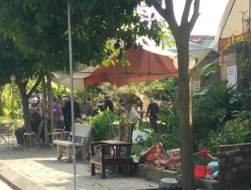 Gia đình đang tổ chức tang lễ cho bà H. chiều 21/11.