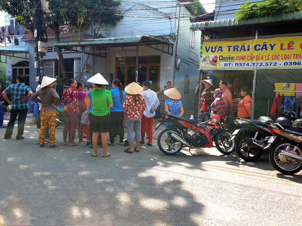 Khu vực nơi phát hiện vụ việc.