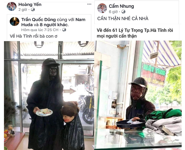 Hình ảnh sai sự thật được lan truyền trên mạng xã hội.