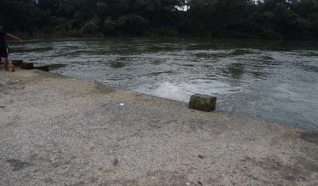 Hiện trường nơi phát hiện tử thi.