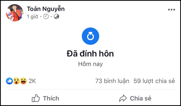 Thủ môn Nguyễn Văn Toản cập nhật 