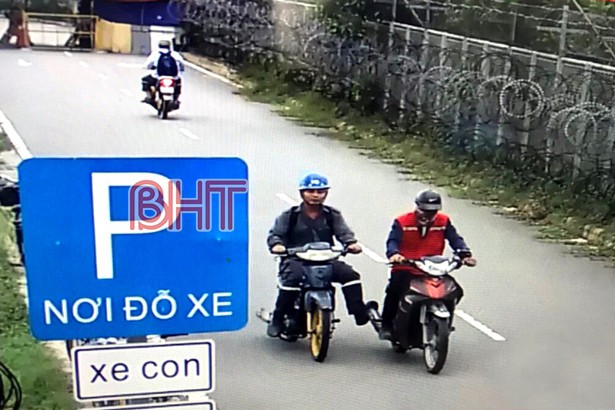 Thủ đoạn trộm xe của Đăng Anh (ảnh: Báo Hà Tĩnh).