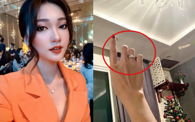 Ngón tay đeo nhẫn của Ngọc Nữ khiến fan cho rằng cô đã có tình yêu mới.