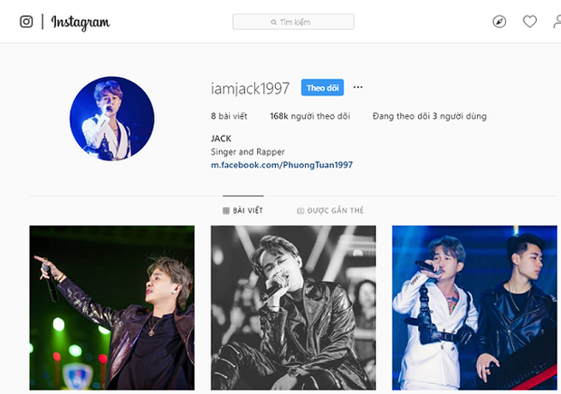 Những tấm hình chụp cùng K-ICM cũng được Jack xóa toàn bộ.