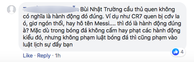 Ngay lập tức là sự phản bác.