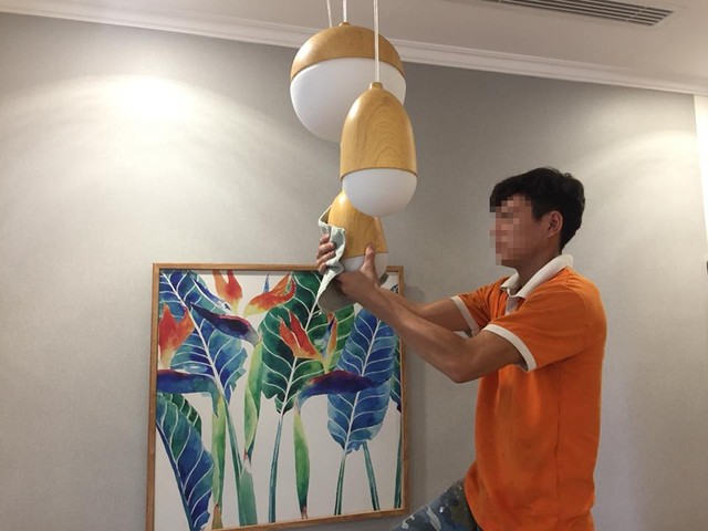 Dịch vụ vệ sinh nhà “hốt bạc” ngày cận Tết.