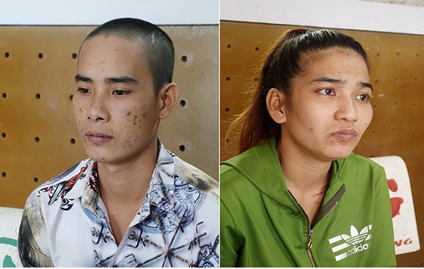 Đối tượng Võ Thanh Trang và Trịnh Văn Đầy.