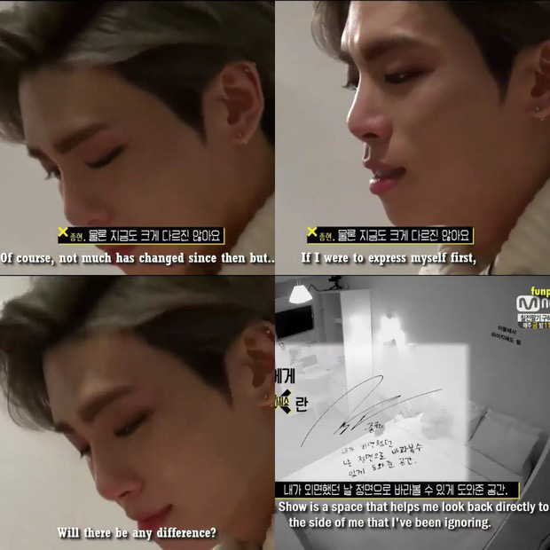 Jonghyun từng rơi nước mắt và thú nhận rằng bản thân đang lo lắng về cách mọi người nhìn nhận mình: 