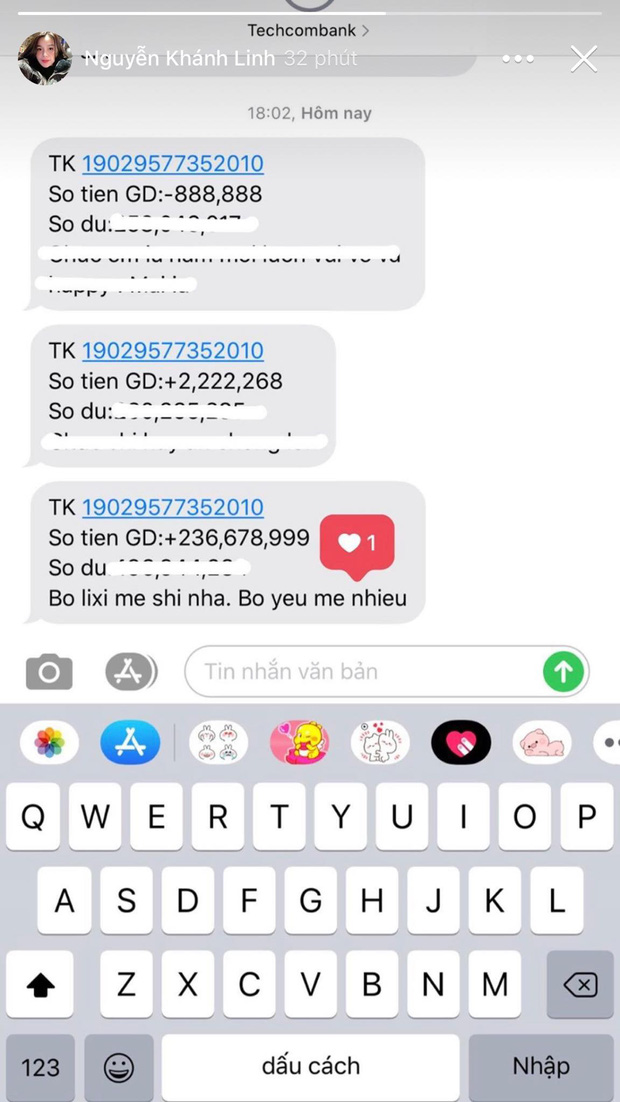 Trung vệ Bùi Tiến Dũng đã lì xì bạn gái tới 236.678.999 VNĐ