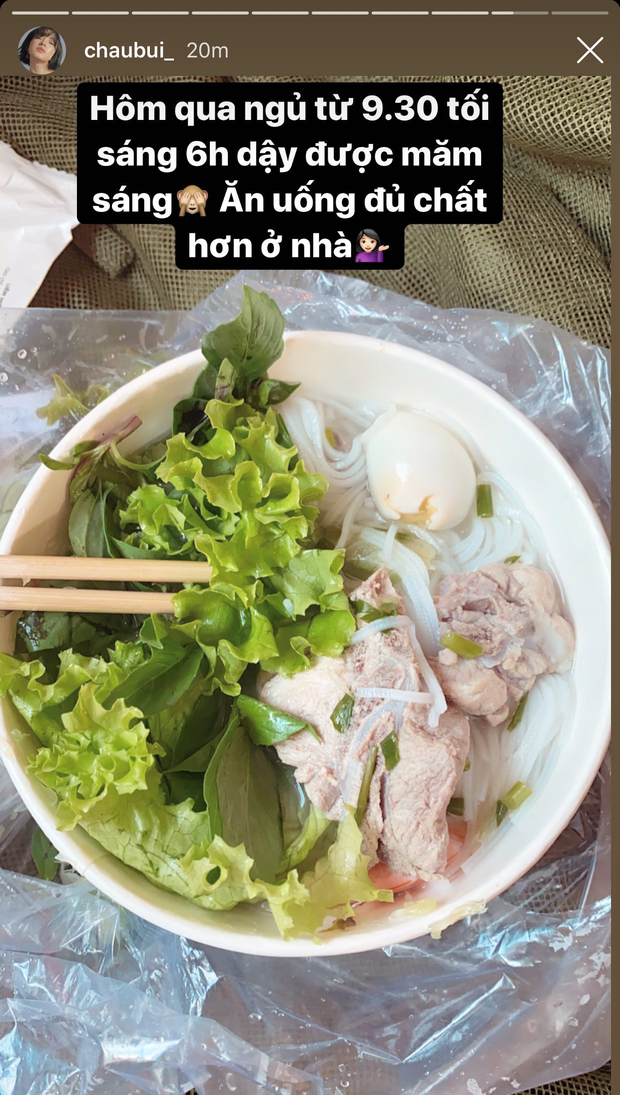 Ban đầu còn khóc nhè chứ giờ Châu Bùi đã hoàn toàn an tâm ở khu cách ly rồi