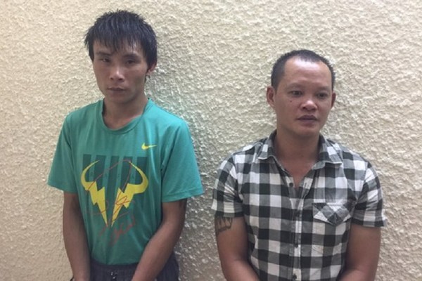 Bị cáo Lâm (trái) và Tân.