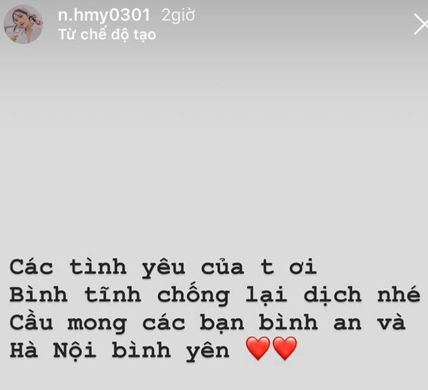 Đó cũng là tấm lòng của Huyền My - bạn gái tin đồn của tiền vệ Quang Hải thời gian trước.
