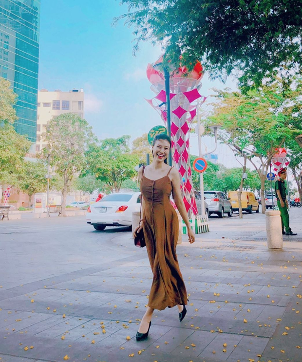 Trong suốt thời gian mang thai, MC Hoàng Oanh luôn giữ sức khoẻ tốt và nhan sắc không bị ảnh hưởng quá nhiều.