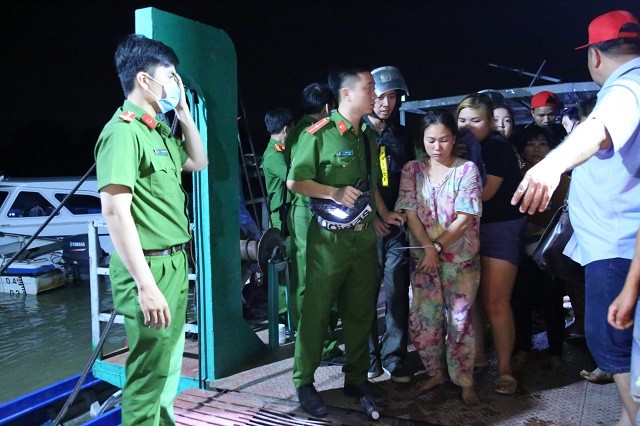 Một số đối tượng bị cơ quan công an bắt giữ.