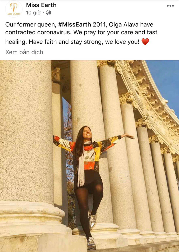 Thông tin được trang chủ Miss Earth đăng tải.