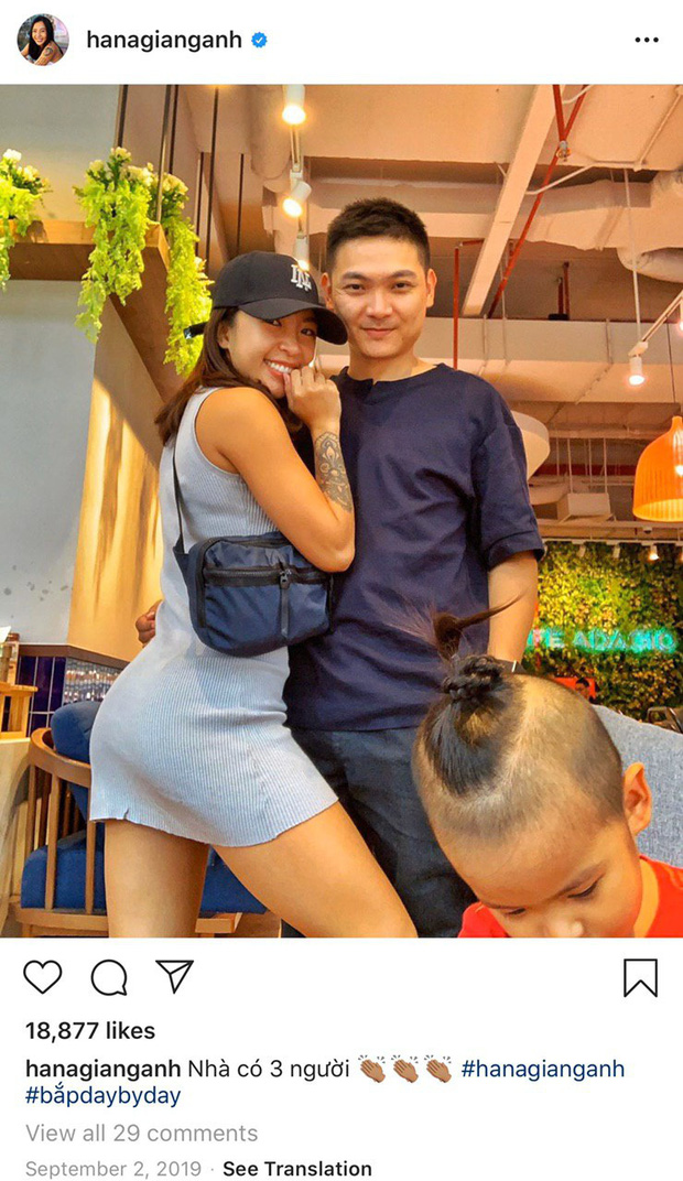 Loạt bằng chứng khẳng định gia đình Hana Giang Anh đang rất hạnh phúc, những lời đồn thổi trên MXH là không có căn cứ.