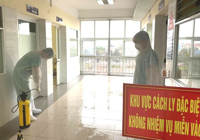 Khu vực cách ly tại Bệnh viện số 2